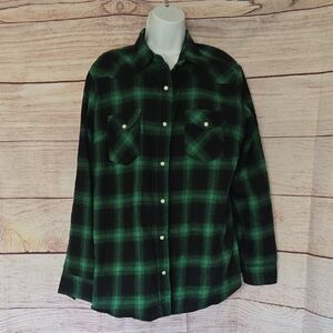 Pashartuk Green Black Flannel